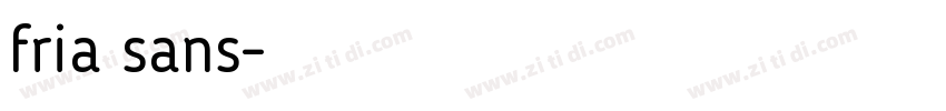 fria sans字体转换
